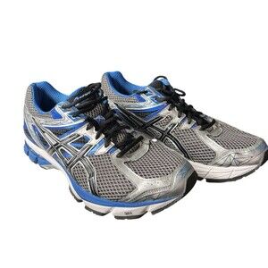 Asics GT-1000 T4LON (4E) Men's Duomax Running Shoes Blue Silver Size 10